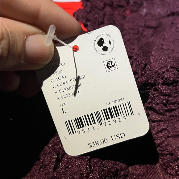 NWT! Free People One Amina Bralette in ACAI - Picture 4 of 6